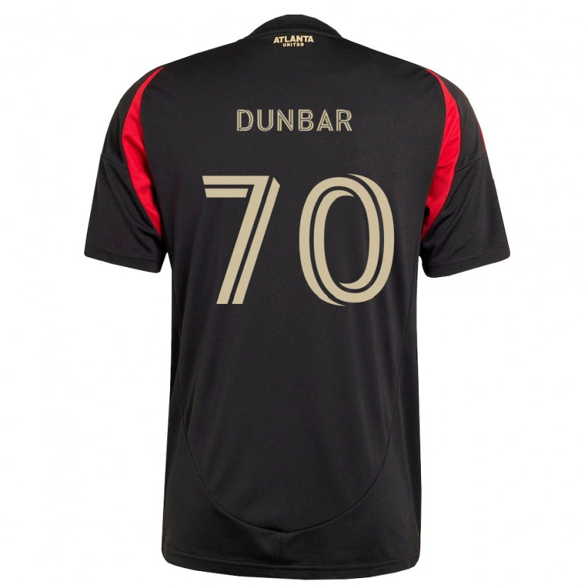 Danxen Kobiety Cameron Dunbar #70 Czarny Czerwony Domowa Koszulka 2026/27 Koszulki Klubowe