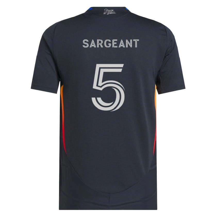 Danxen Kobiety Kieran Sargeant #5 Ciemnoszary Czerwony Domowa Koszulka 2026/27 Koszulki Klubowe
