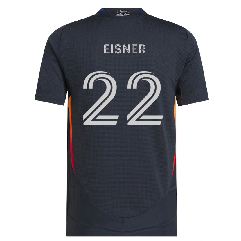 Danxen Kobiety Wilson Eisner #22 Ciemnoszary Czerwony Domowa Koszulka 2026/27 Koszulki Klubowe