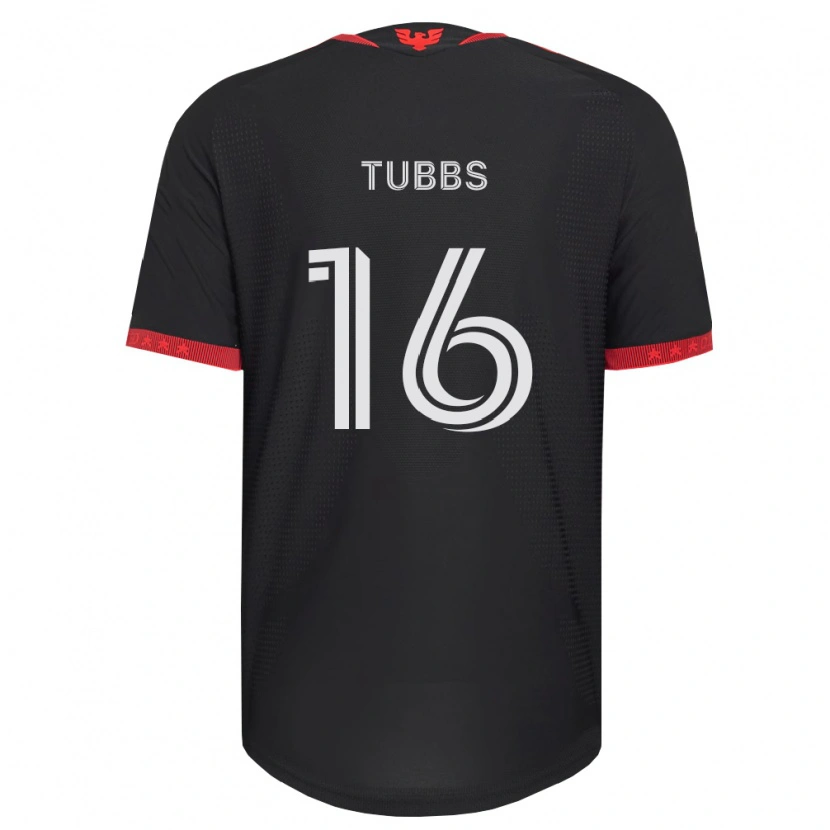 Danxen Kobiety Garrison Tubbs #16 Czarny Biały Czerwony Domowa Koszulka 2026/27 Koszulki Klubowe