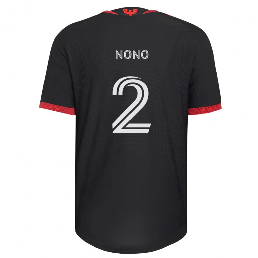 Danxen Kobiety Kimito Nono #2 Czarny Biały Czerwony Domowa Koszulka 2026/27 Koszulki Klubowe
