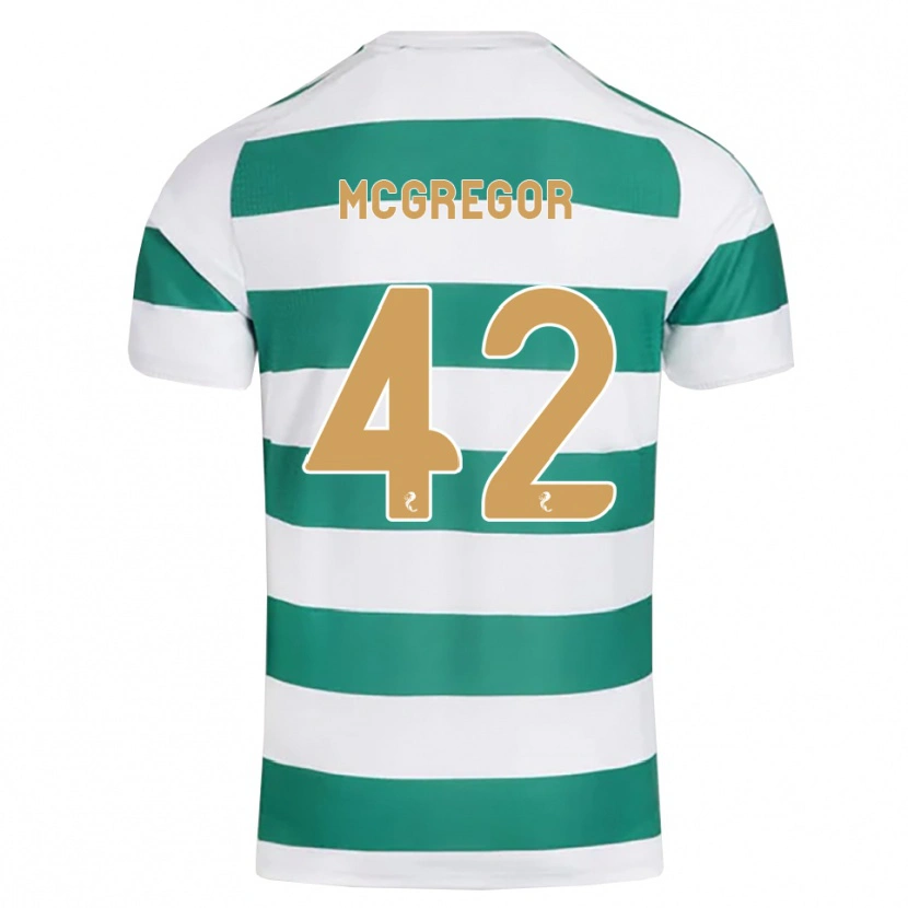 Danxen Kobiety Callum Mcgregor #42 Ciemny Cyjan Biały Domowa Koszulka 2026/27 Koszulki Klubowe