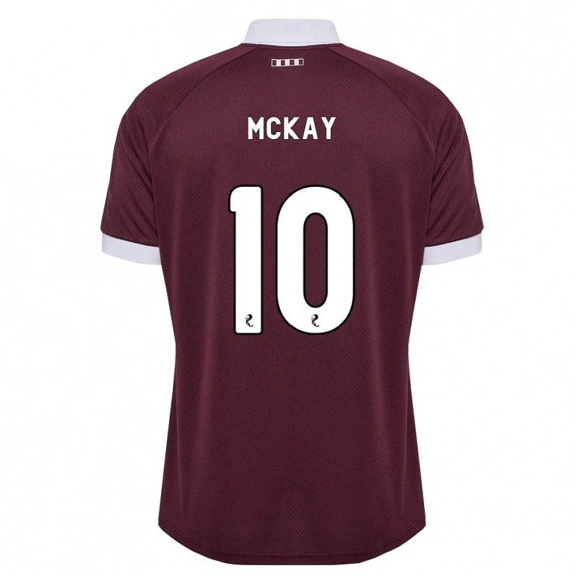 Danxen Kobiety Barrie Mckay #10 Bordowy Biały Domowa Koszulka 2026/27 Koszulki Klubowe