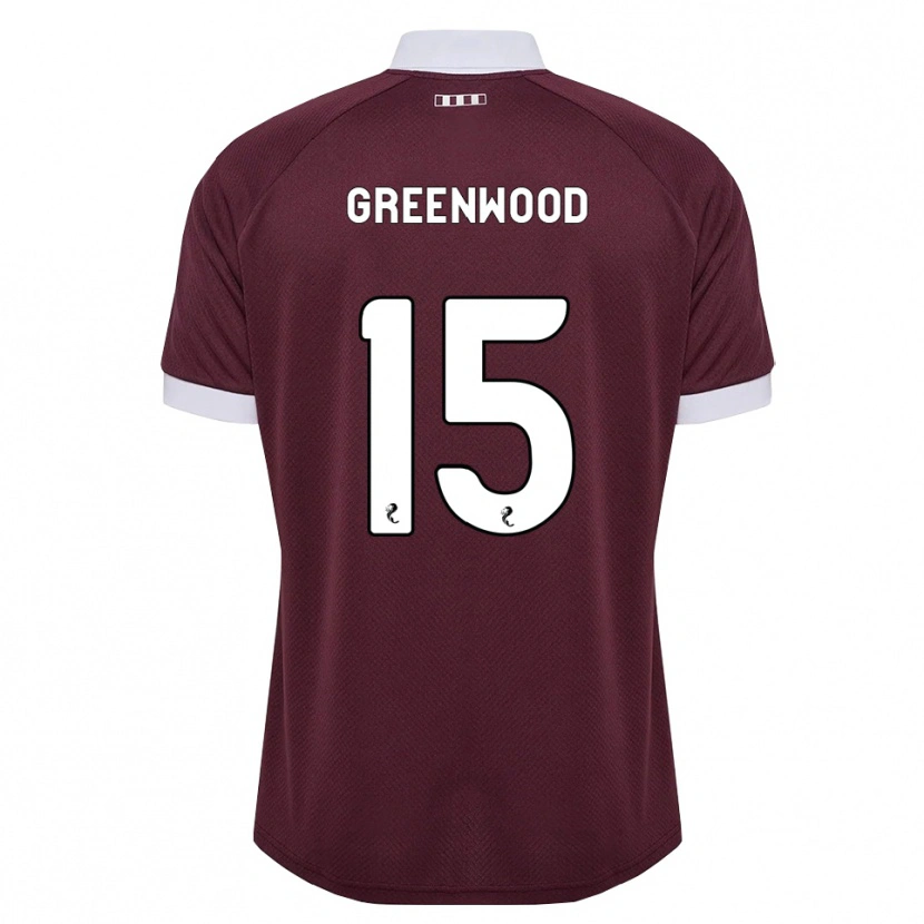 Danxen Kobiety Brodie Greenwood #15 Bordowy Biały Domowa Koszulka 2026/27 Koszulki Klubowe