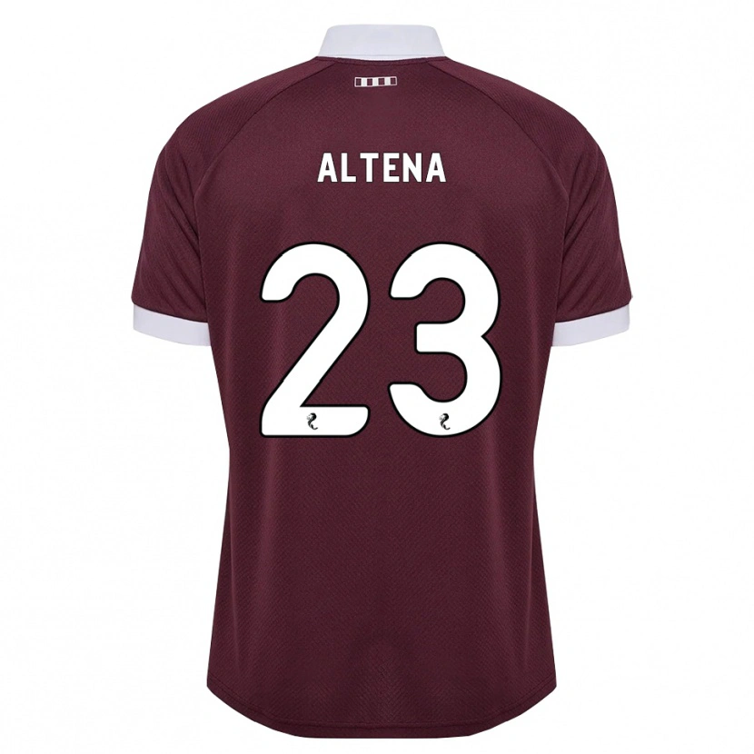 Danxen Kobiety Jordi Altena #23 Bordowy Biały Domowa Koszulka 2026/27 Koszulki Klubowe