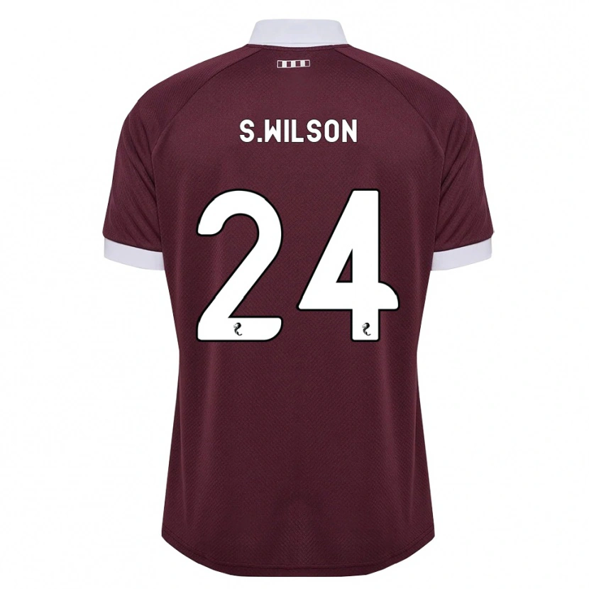 Danxen Kobiety Stanley Wilson #24 Bordowy Biały Domowa Koszulka 2026/27 Koszulki Klubowe