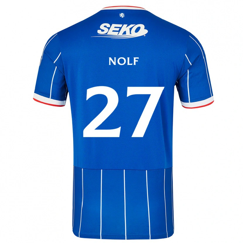 Danxen Kobiety Madeline Nolf #27 Czerwony Niebieski Biały Domowa Koszulka 2026/27 Koszulki Klubowe