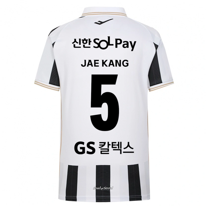 Danxen Kobiety Jae-Kang Kim #5 Czarny Biały Wyjazdowa Koszulka 2026/27 Koszulki Klubowe