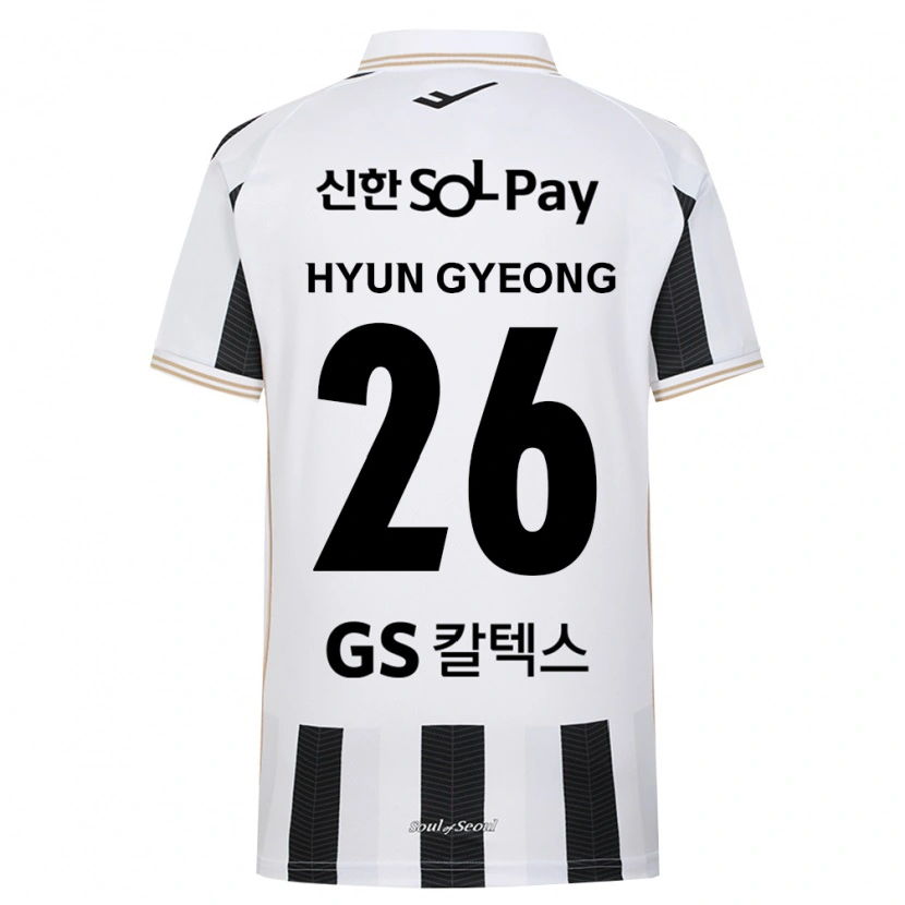 Danxen Kobiety Hyun-Gyeong Jeong #26 Czarny Biały Wyjazdowa Koszulka 2026/27 Koszulki Klubowe