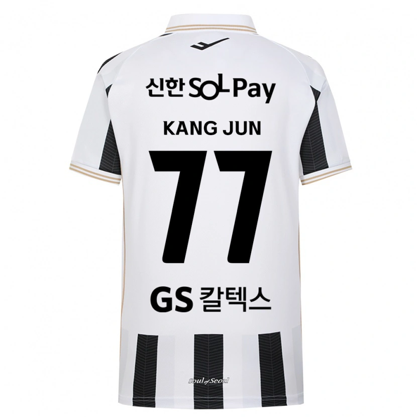 Danxen Kobiety Kang-Jun Kim #77 Czarny Biały Wyjazdowa Koszulka 2026/27 Koszulki Klubowe