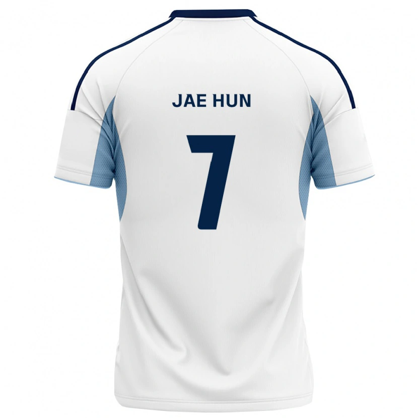 Danxen Kobiety Jae-Hun Lee #7 Królewski Niebieski Biały Wyjazdowa Koszulka 2026/27 Koszulki Klubowe