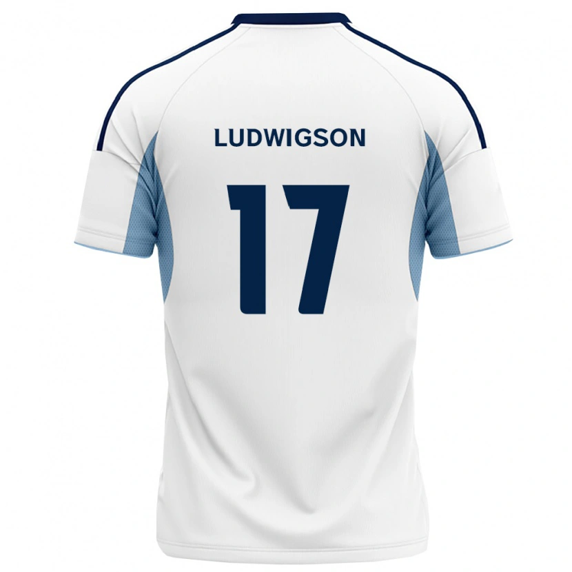 Danxen Kobiety Gustav Ludwigson #17 Królewski Niebieski Biały Wyjazdowa Koszulka 2026/27 Koszulki Klubowe