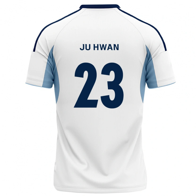 Danxen Kobiety Ju-Hwan Kim #23 Królewski Niebieski Biały Wyjazdowa Koszulka 2026/27 Koszulki Klubowe