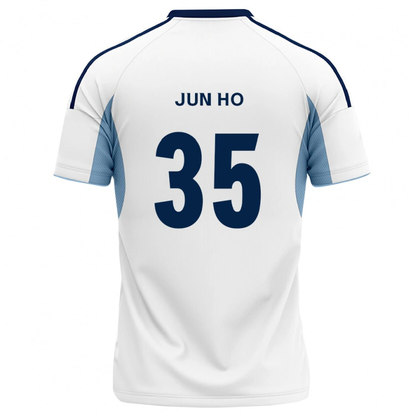 Danxen Kobiety Jun-Ho Kim #35 Królewski Niebieski Biały Wyjazdowa Koszulka 2026/27 Koszulki Klubowe