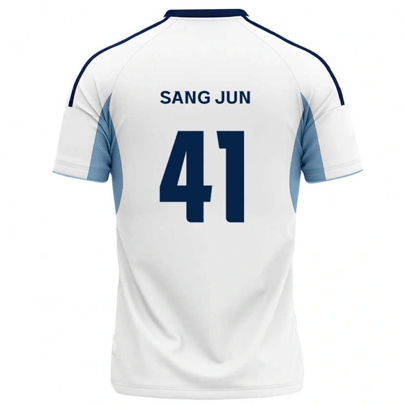 Danxen Kobiety Sang-Jun Park #41 Królewski Niebieski Biały Wyjazdowa Koszulka 2026/27 Koszulki Klubowe