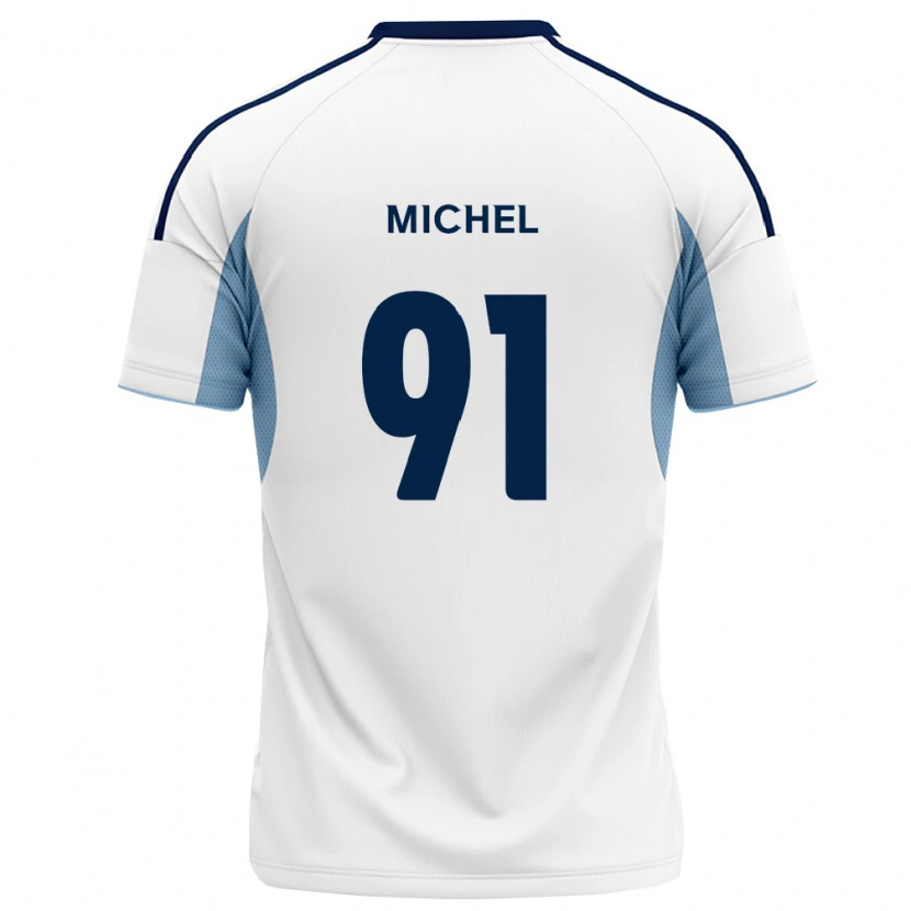 Danxen Kobiety Benji Michel #91 Królewski Niebieski Biały Wyjazdowa Koszulka 2026/27 Koszulki Klubowe