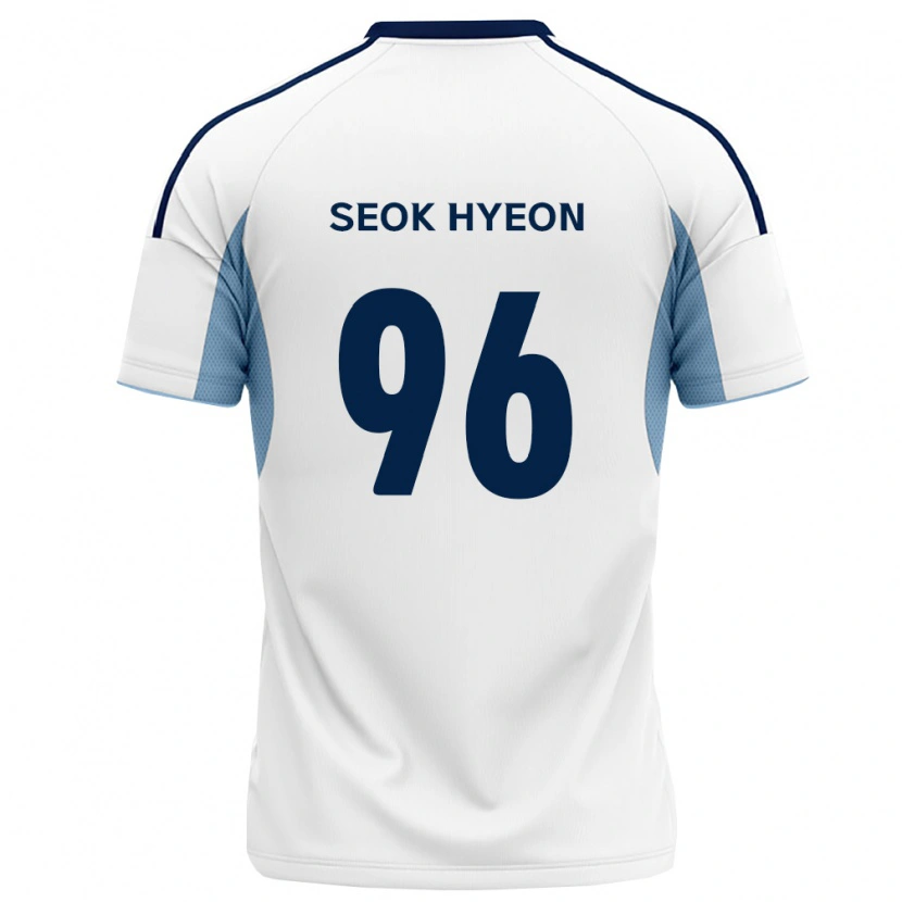 Danxen Kobiety Seok-Hyeon Choi #96 Królewski Niebieski Biały Wyjazdowa Koszulka 2026/27 Koszulki Klubowe
