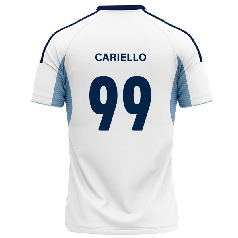 Danxen Kobiety Yago Cariello #99 Królewski Niebieski Biały Wyjazdowa Koszulka 2026/27 Koszulki Klubowe