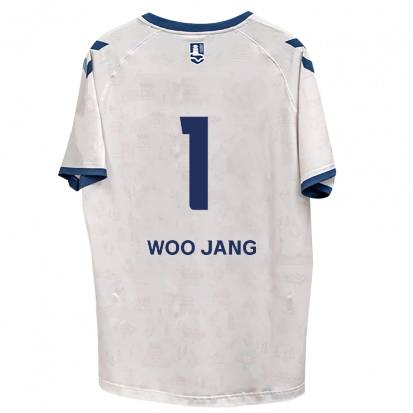 Danxen Kobiety Woo-Jang Jo #1 Królewski Niebieski Biały Wyjazdowa Koszulka 2026/27 Koszulki Klubowe