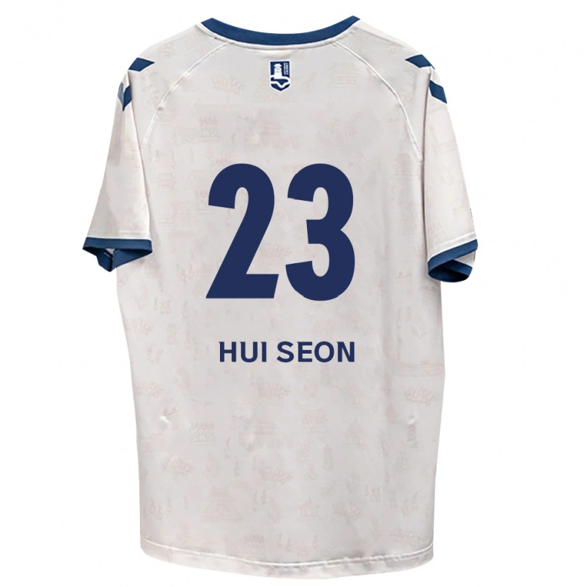Danxen Kobiety Hui-Seon Kwon #23 Królewski Niebieski Biały Wyjazdowa Koszulka 2026/27 Koszulki Klubowe