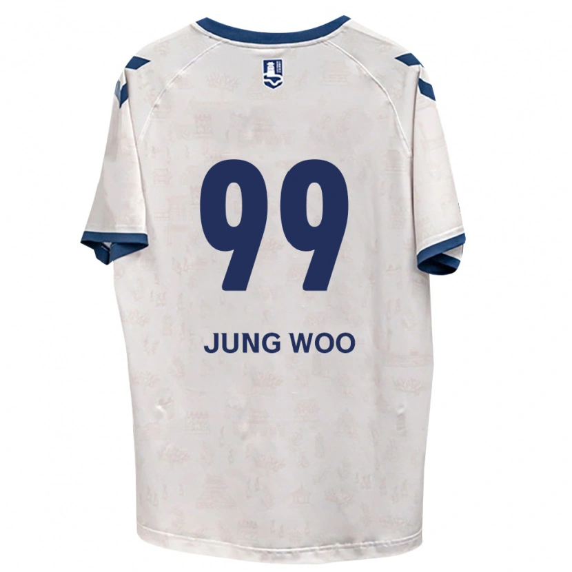 Danxen Kobiety Jung-Woo Ha #99 Królewski Niebieski Biały Wyjazdowa Koszulka 2026/27 Koszulki Klubowe