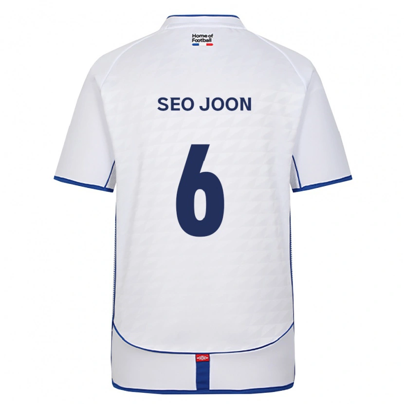Danxen Kobiety Seo-Joon Bae #6 Czarny Biały Czerwony Wyjazdowa Koszulka 2026/27 Koszulki Klubowe