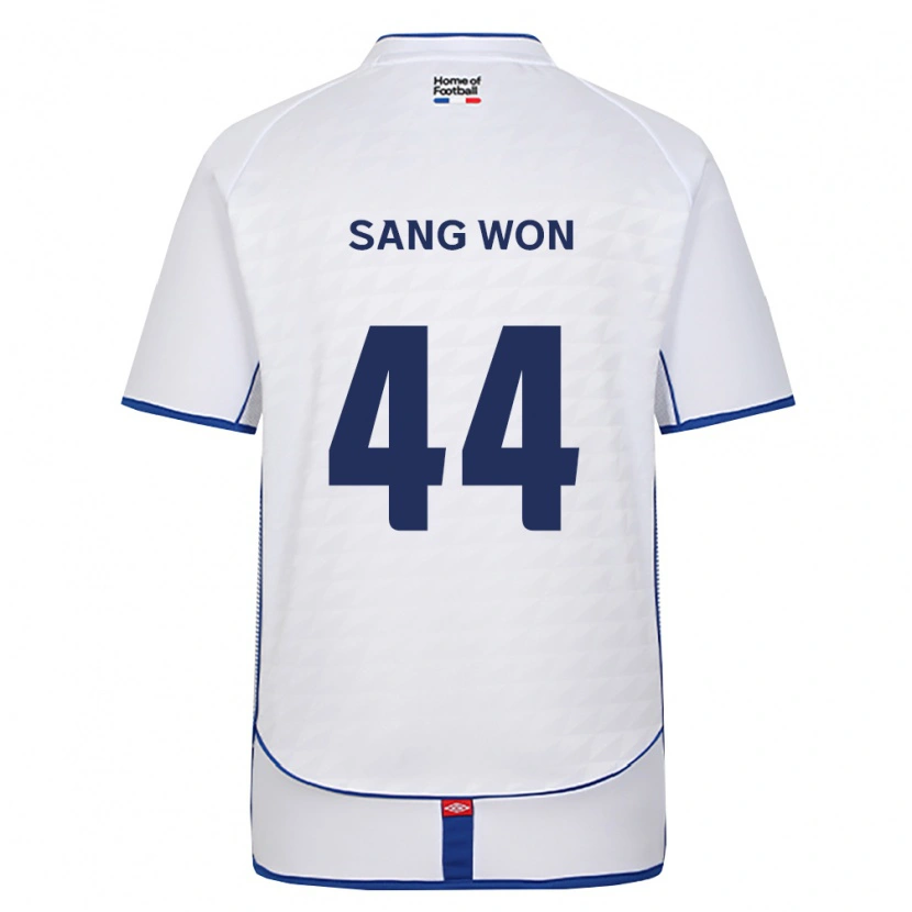 Danxen Kobiety Sang-Won Hong #44 Czarny Biały Czerwony Wyjazdowa Koszulka 2026/27 Koszulki Klubowe