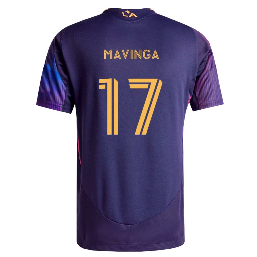 Danxen Kobiety Chris Mavinga #17 Głęboka Purpura Żółty Wyjazdowa Koszulka 2026/27 Koszulki Klubowe