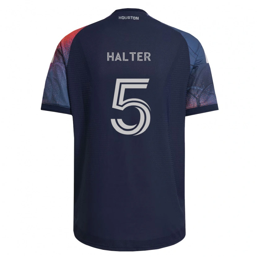 Danxen Kobiety Lucas Halter #5 Głęboki Niebieski Biały Pomarańczowy Wyjazdowa Koszulka 2026/27 Koszulki Klubowe
