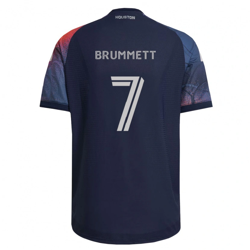 Danxen Kobiety Austin Brummett #7 Głęboki Niebieski Biały Pomarańczowy Wyjazdowa Koszulka 2026/27 Koszulki Klubowe
