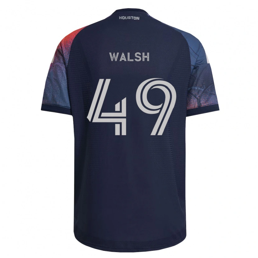 Danxen Kobiety Kian Walsh #49 Głęboki Niebieski Biały Pomarańczowy Wyjazdowa Koszulka 2026/27 Koszulki Klubowe