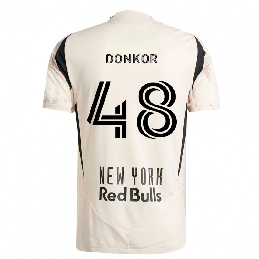 Danxen Kobiety Ronald Donkor #48 Kość Słoniowa Czerwony Czarny Wyjazdowa Koszulka 2026/27 Koszulki Klubowe