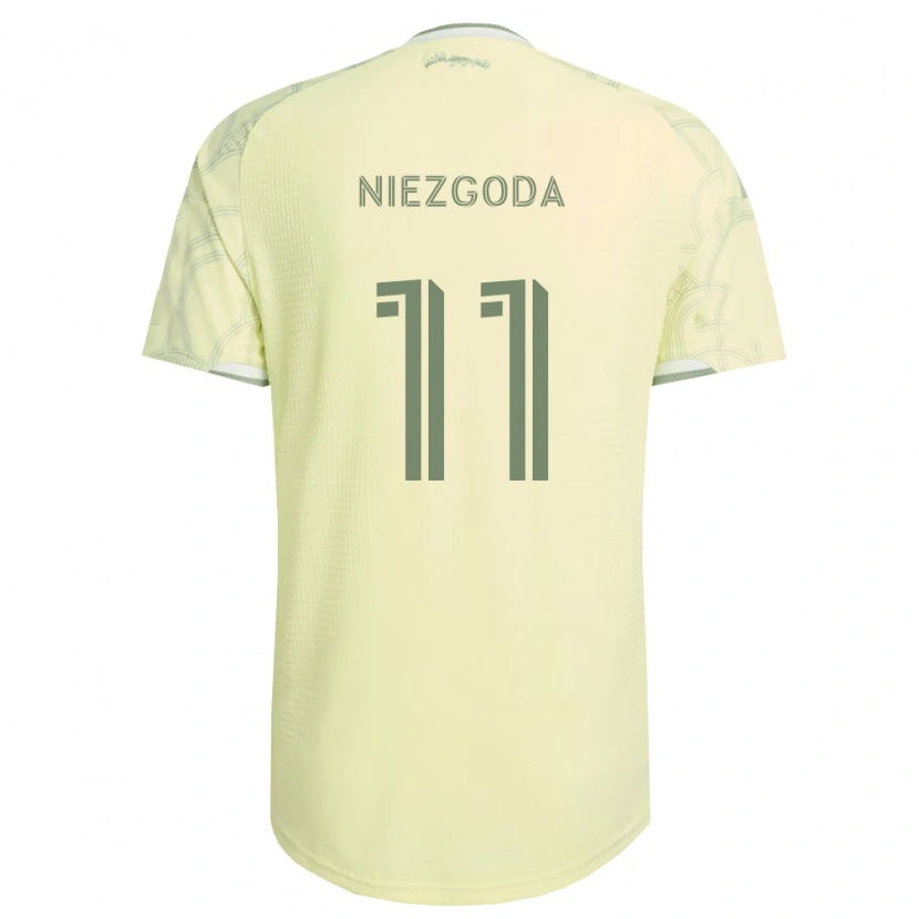 Danxen Kobiety Jaroslaw Niezgoda #11 Beżowy Biały Wyjazdowa Koszulka 2026/27 Koszulki Klubowe