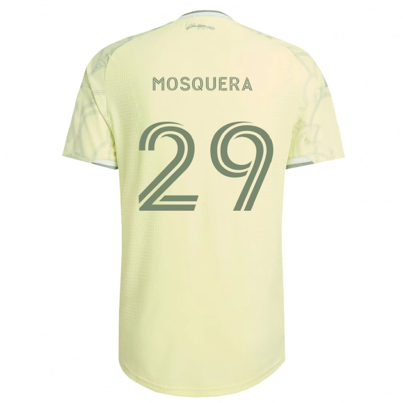 Danxen Kobiety Juan Mosquera #29 Beżowy Biały Wyjazdowa Koszulka 2026/27 Koszulki Klubowe
