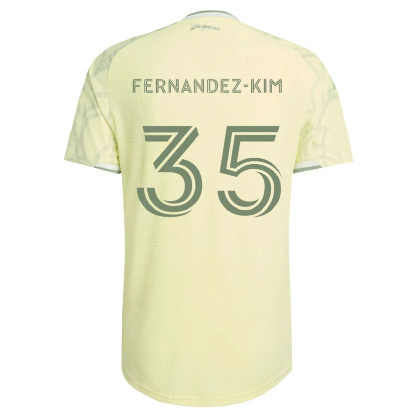Danxen Kobiety Lucas Fernandez-Kim #35 Beżowy Biały Wyjazdowa Koszulka 2026/27 Koszulki Klubowe