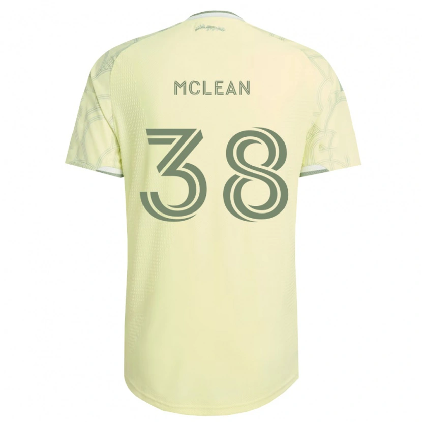 Danxen Kobiety Justin Mclean #38 Beżowy Biały Wyjazdowa Koszulka 2026/27 Koszulki Klubowe