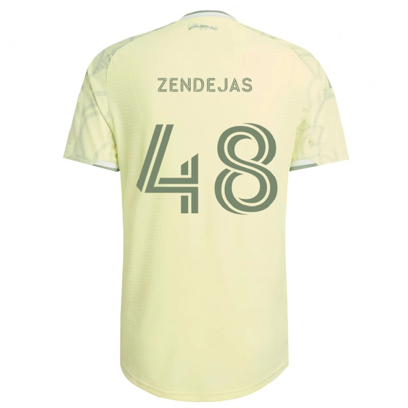 Danxen Kobiety Noah Zendejas #48 Beżowy Biały Wyjazdowa Koszulka 2026/27 Koszulki Klubowe