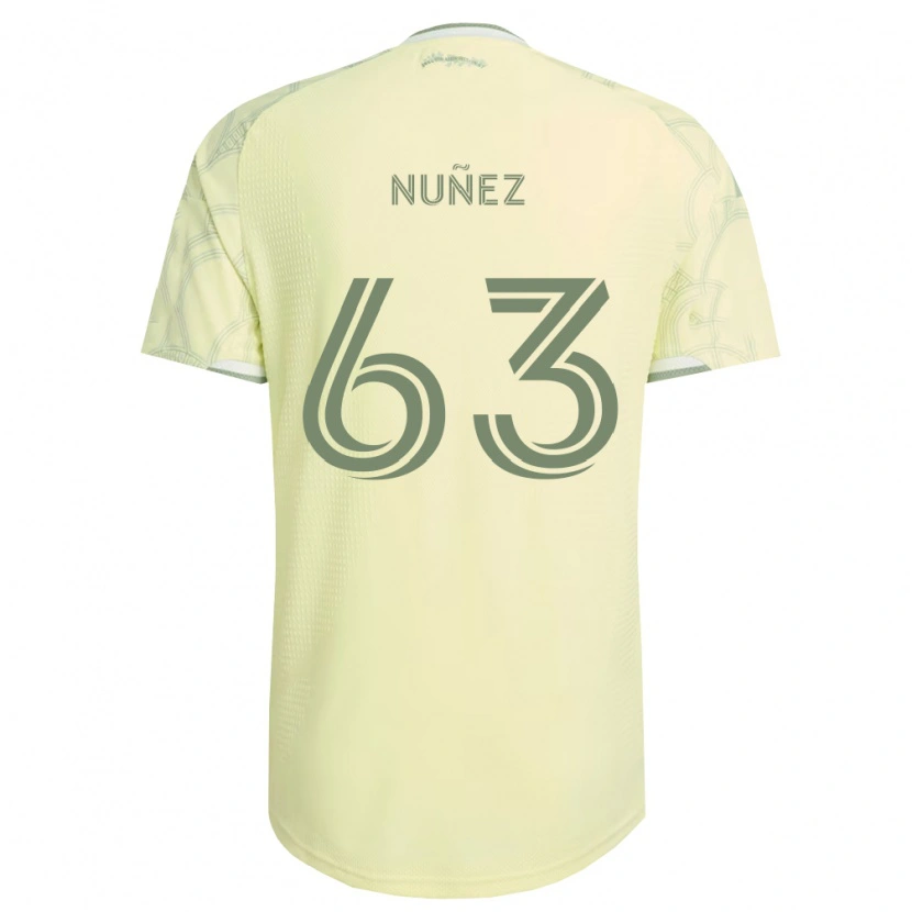 Danxen Kobiety Daniel Núñez #63 Beżowy Biały Wyjazdowa Koszulka 2026/27 Koszulki Klubowe