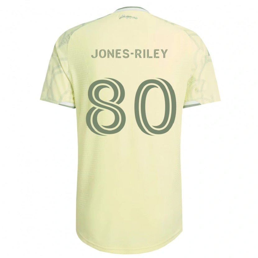 Danxen Kobiety Jaden Jones-Riley #80 Beżowy Biały Wyjazdowa Koszulka 2026/27 Koszulki Klubowe