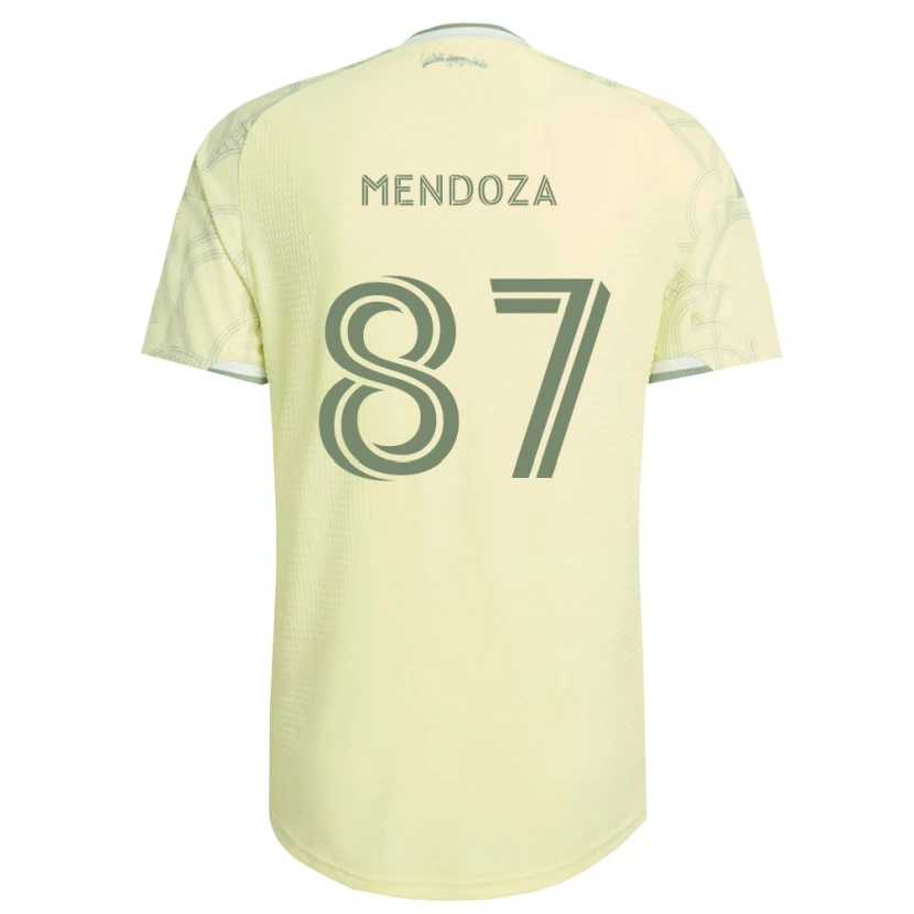 Danxen Kobiety Christian Mendoza #87 Beżowy Biały Wyjazdowa Koszulka 2026/27 Koszulki Klubowe