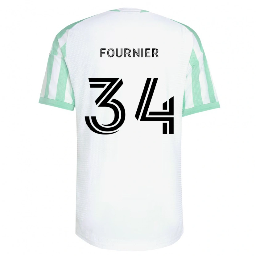 Danxen Kobiety Drake Fournier #34 Jasnozielony Czarny Biały Wyjazdowa Koszulka 2026/27 Koszulki Klubowe