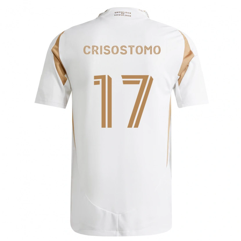 Danxen Kobiety Danny Crisostomo #17 Biały Brązowy Wyjazdowa Koszulka 2026/27 Koszulki Klubowe