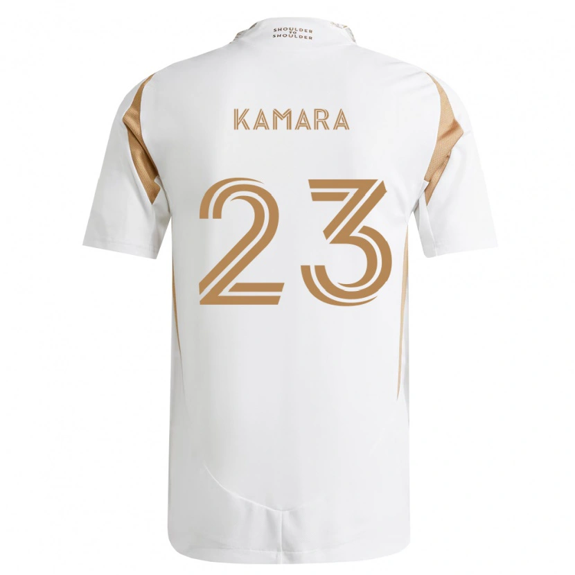 Danxen Kobiety Kei Kamara #23 Biały Brązowy Wyjazdowa Koszulka 2026/27 Koszulki Klubowe