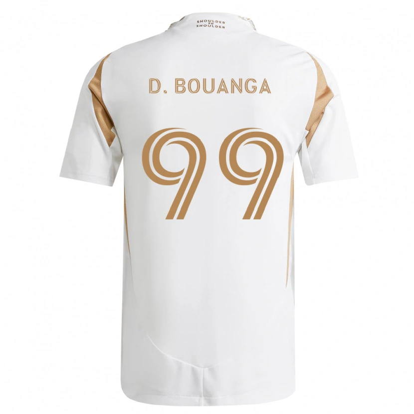 Danxen Kobiety Denis Bouanga #99 Biały Brązowy Wyjazdowa Koszulka 2026/27 Koszulki Klubowe