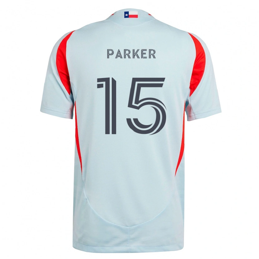 Danxen Kobiety Isaiah Parker #15 Ciemnoszary Biały Czerwony Wyjazdowa Koszulka 2026/27 Koszulki Klubowe