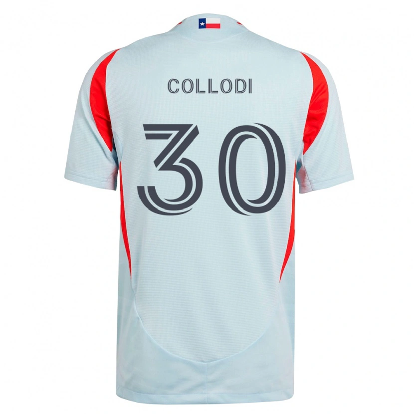 Danxen Kobiety Michael Collodi #30 Ciemnoszary Biały Czerwony Wyjazdowa Koszulka 2026/27 Koszulki Klubowe