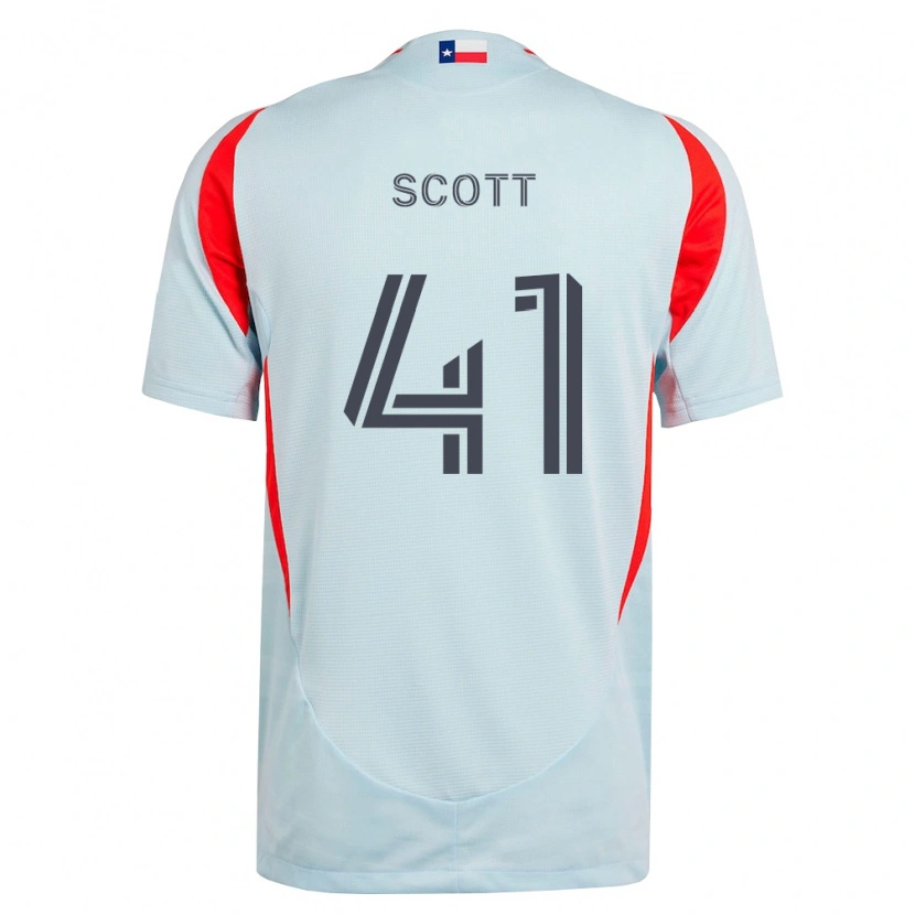 Danxen Kobiety Tarik Scott #41 Ciemnoszary Biały Czerwony Wyjazdowa Koszulka 2026/27 Koszulki Klubowe