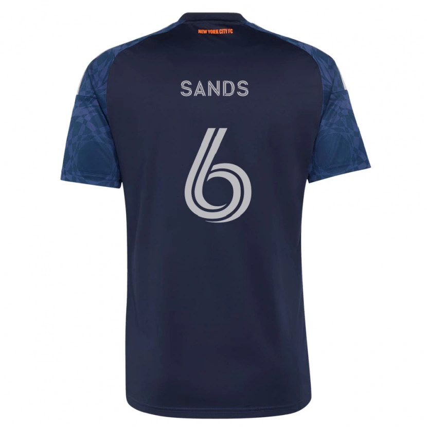 Danxen Kobiety James Sands #6 Głęboki Niebieski Biały Wyjazdowa Koszulka 2026/27 Koszulki Klubowe