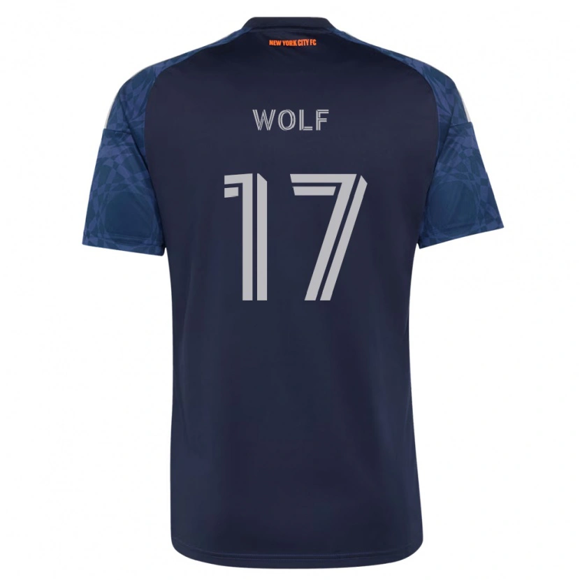 Danxen Kobiety Hannes Wolf #17 Głęboki Niebieski Biały Wyjazdowa Koszulka 2026/27 Koszulki Klubowe
