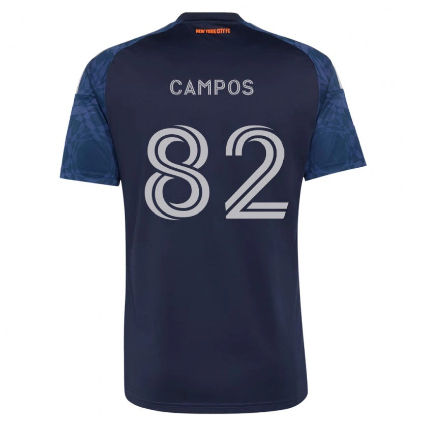 Danxen Kobiety Adonis Campos #82 Głęboki Niebieski Biały Wyjazdowa Koszulka 2026/27 Koszulki Klubowe